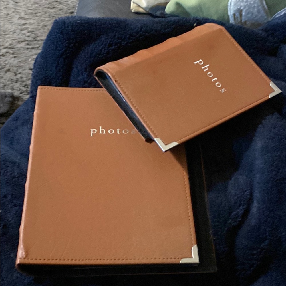 Brown Photo Album Set
